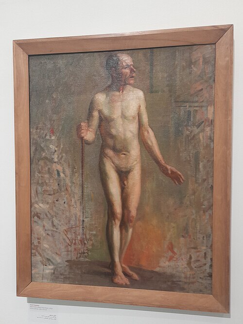 Male Nude (Adam from Eden), 1913, Khalil Saleeby
