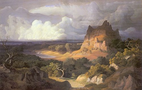 Heroic Landscape, 1842, Gottfried Keller