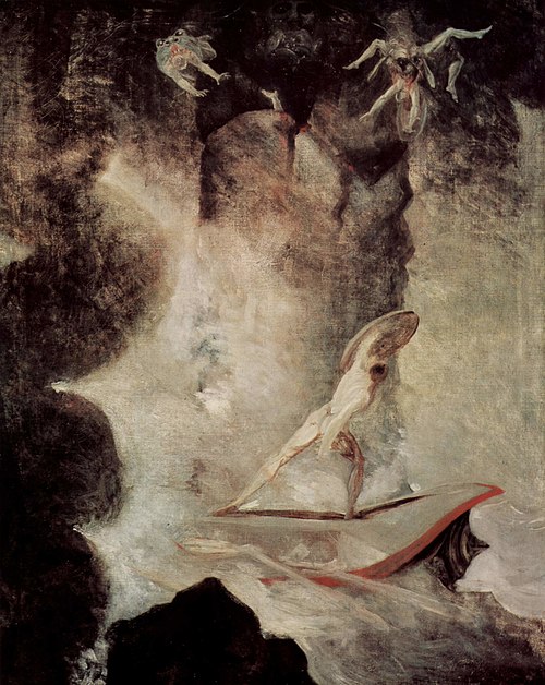 Ulysse face à Charybde et Scylla., 1794, Johann Heinrich Füssli
