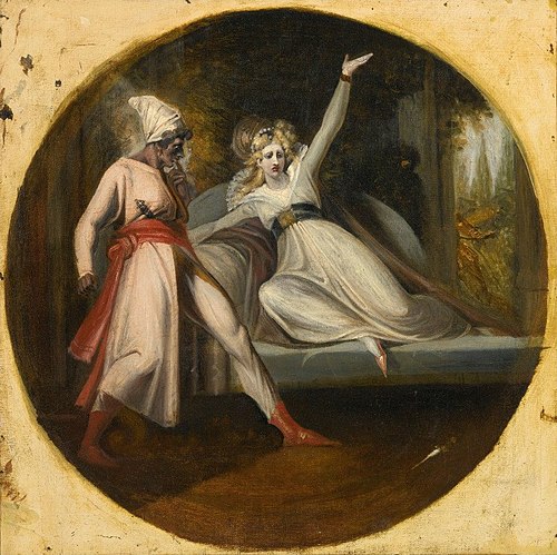 Leonore Discovering the Dagger Left by Alonzo, , Johann Heinrich Füssli
