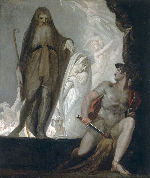 Teiresias Foretells the Future to Odysseus, 1800, Johann Heinrich Füssli