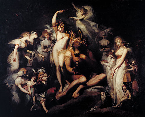 Titania et Bottom, 1790, Johann Heinrich Füssli