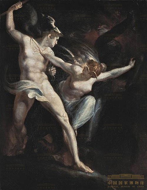 Satan and Death with Sin Intervening, 1792, Johann Heinrich Füssli