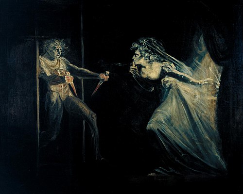 Lady Macbeth saisissant les poignards, 1812, Johann Heinrich Füssli