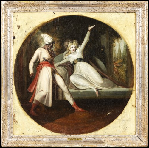 Leonora Discovers Alonzo’s Dagger, 1792, Johann Heinrich Füssli
