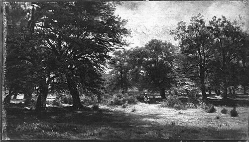 Waldlandschaft, , Dietrich Langko