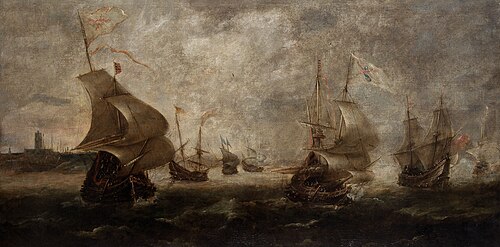 Bataille navale, , Andries van Eertvelt