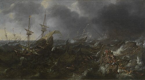 Combat naval de Lepanto, 1623, Andries van Eertvelt