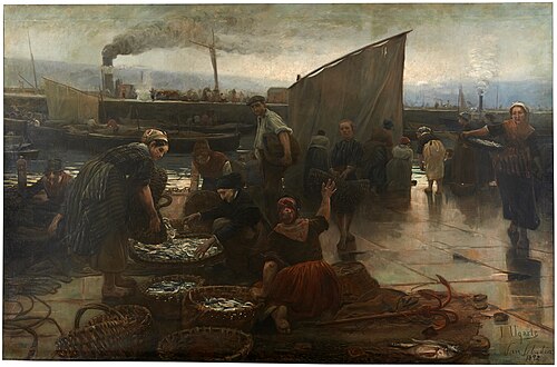 Las sardineras, 1892, Ignacio Ugarte