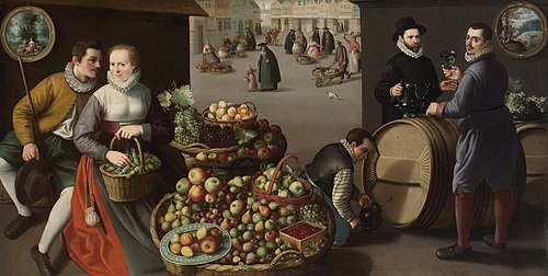 Obstmarkt (September-Oktober), 1590, Jean-Baptiste le Saive II