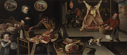 Fleischmarkt (November-Dezember), 1590, Jean-Baptiste le Saive II