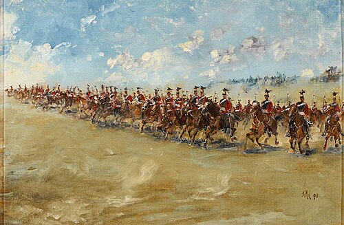 16th Lancers, Advancing at a Gallop, 1898, Edward Matthew Hale