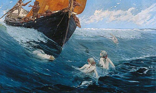 Mermaids' Rock, 1894, Edward Matthew Hale