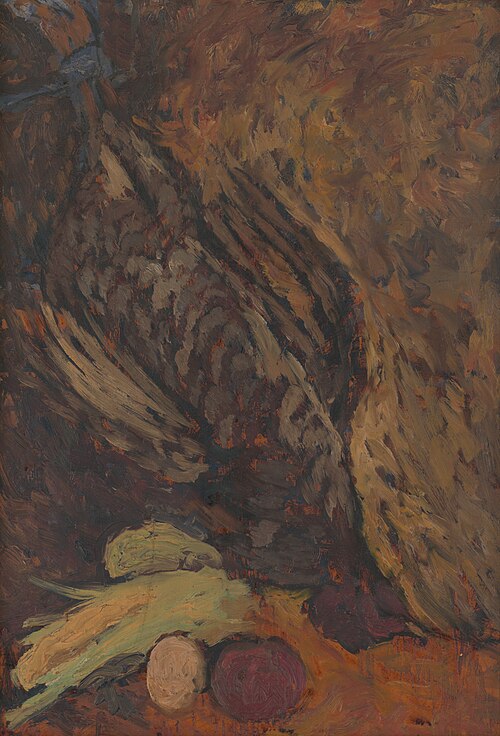 Zátišie s bažantom, 1922, Zoltán Palugyay