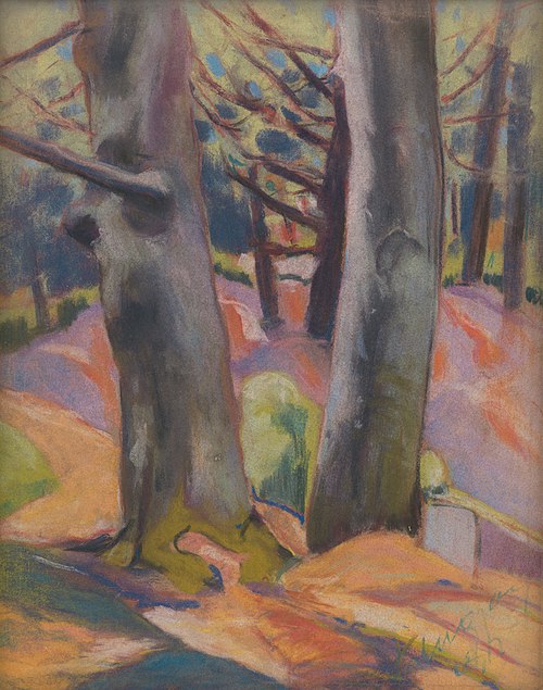 Štúdia stromov, 1923, Zoltán Palugyay