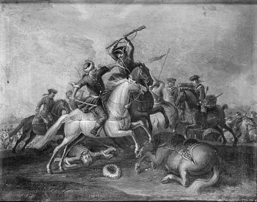 The Death of the Bassa of Anatolia, 1739, Dismar Degen