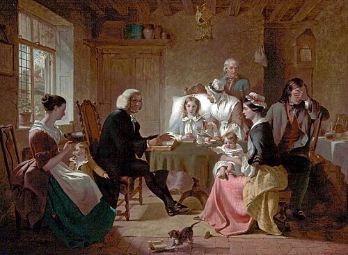 The Pastor's Visit, 1850, Thomas Brooks