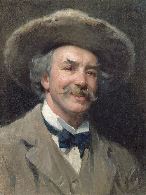 The Beaver Hat (Self Portrait), 1908, Frank Bramley