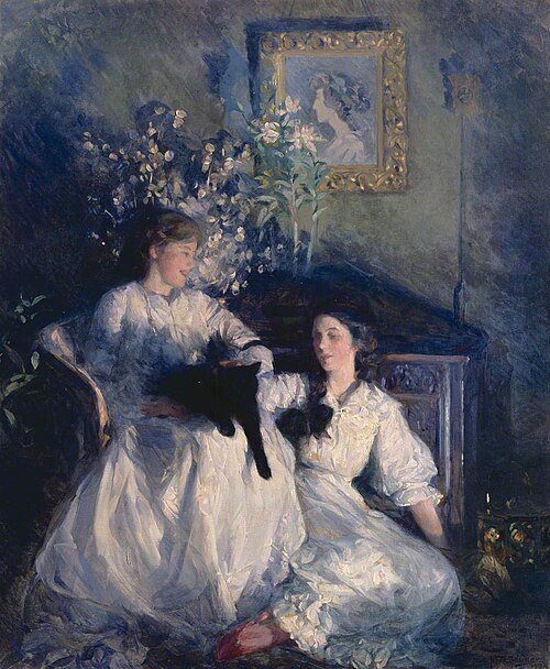Confidences, 1911, Frank Bramley