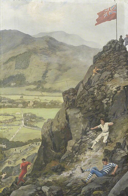 Grasmere Fell Races, 1915, Frank Bramley