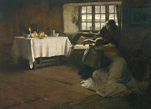 A Hopeless Dawn, 1888, Frank Bramley