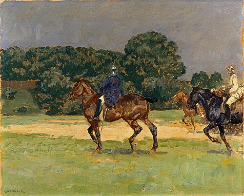 Kürassiere im Trabe, 1906, August Deusser