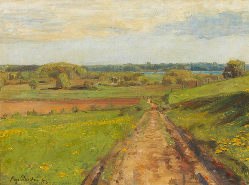 Summer landscape., 1913, Aage Bertelsen