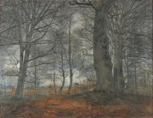 Woodlands in autumn., 1918, Aage Bertelsen
