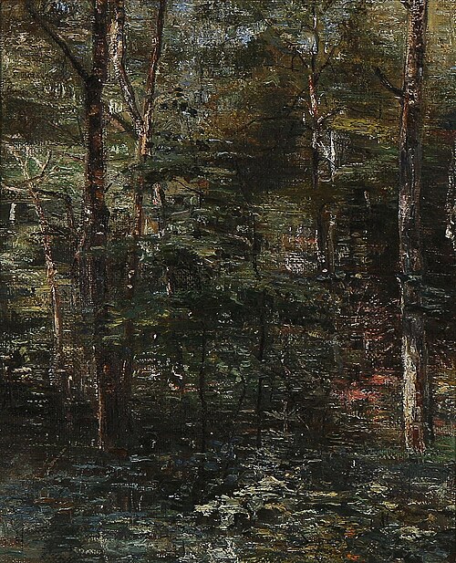 Forest scene II, 1910, Aage Bertelsen