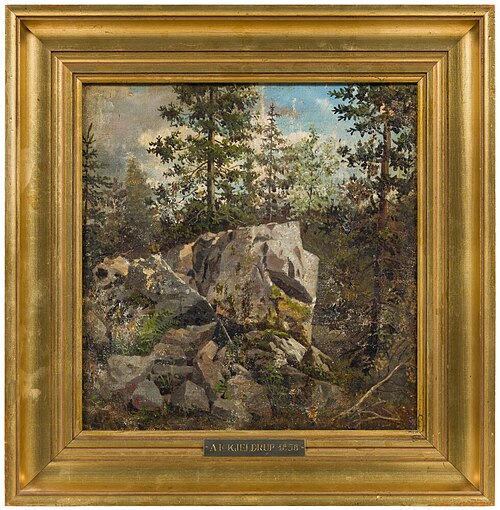 Forest Interior, Bornholm, , Anton Eduard Kieldrup