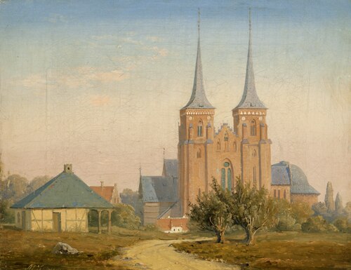 Roskilde Cathedral, 1848, Anton Eduard Kieldrup
