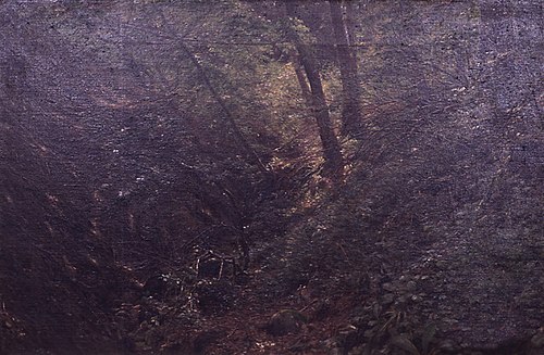 Forår i en kløft, 1857, Claus Anton Kölle