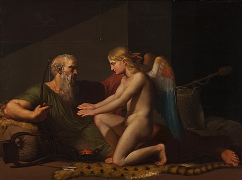Cupid Received by Anacreon., 1806, C.F. Høyer