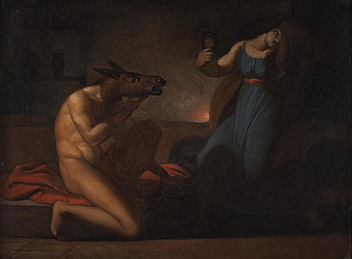 Metamorphosis of Lucius (The Golden Ass)., 1818, C.F. Høyer
