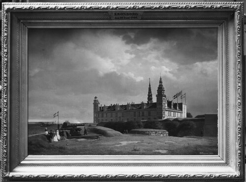 Kronborg Castle, 10 June 1860, 1863, Christian Martin Tegner