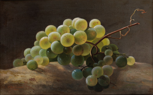White grapes., 1854, Carl Balsgaard