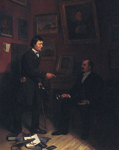 The art collection., 1886, Carl Christian Andersen