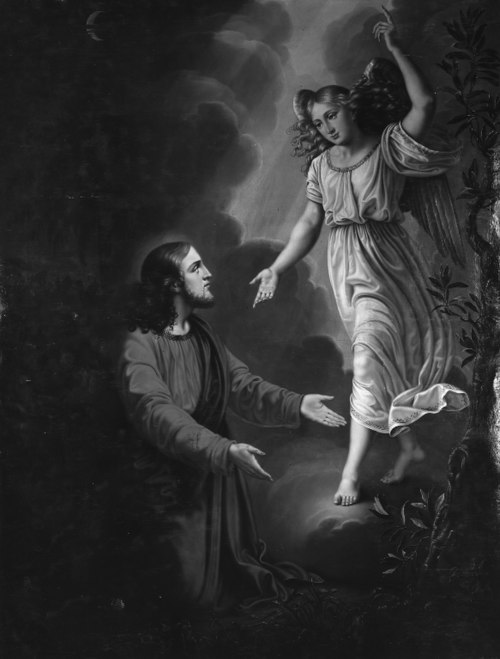 Kristus i Gethsemane Have, 1829, Carl Christian Seydewitz