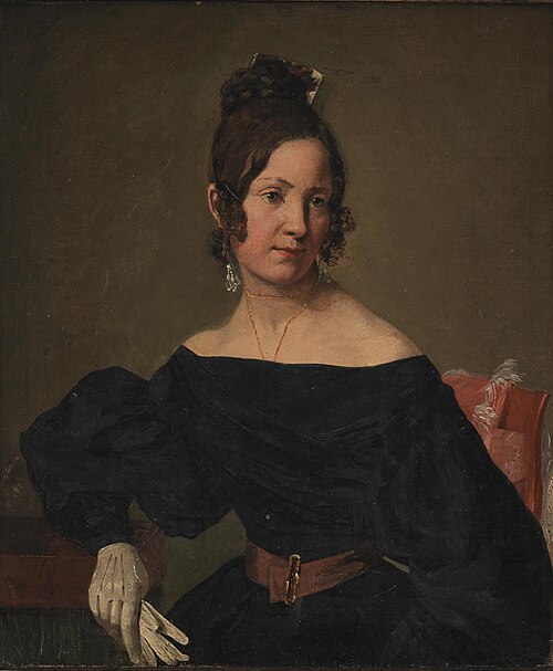 Actress Anna Nielsen, 1835, Carl Løffler