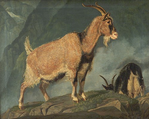 Geder i Alperne, 1834, Christian Frederik Carl Holm