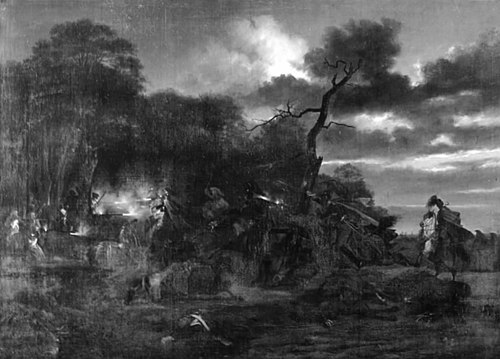 Franske kyrasserer, som angriber en russisk forpost, 1827, Christian Frederik Carl Holm