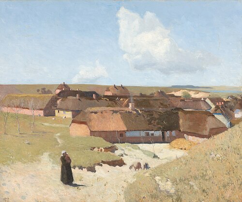 Jysk landskab. Klar dag i maj, 1892, Christian Mourier-Petersen