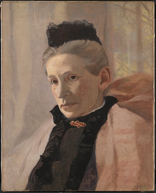Frederikke von Scholten, née Arendrup, the Artist's Mother-in-Law, 1900, Christian Mourier-Petersen