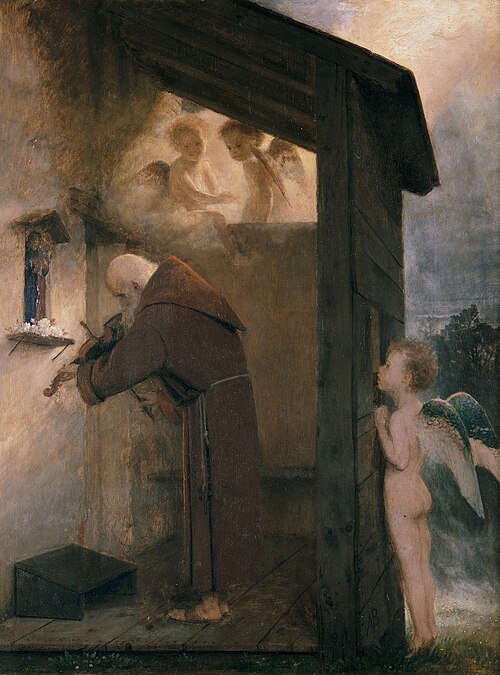 Der Einsiedler, 1884, Arnold Böcklin