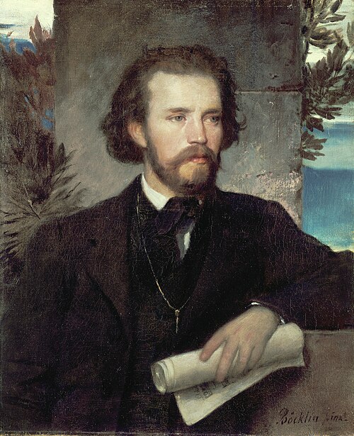 Портрет камерного певца Карла Валленрейтера", 1861, Arnold Böcklin