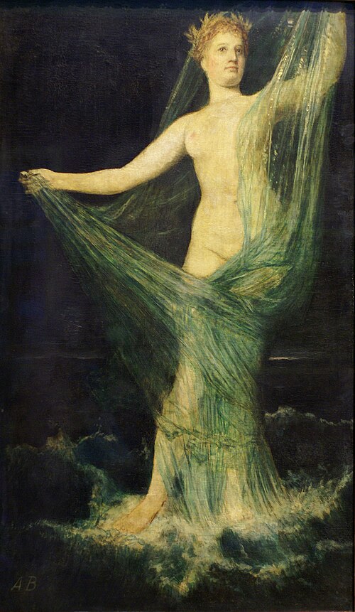 Die Schaumgeborene / Grüne Venus, 1871, Arnold Böcklin