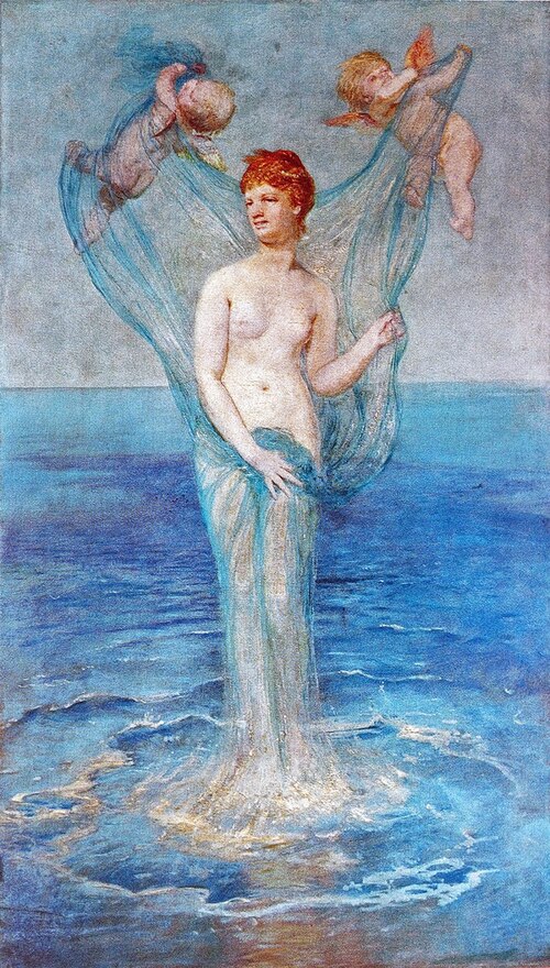 Venus Anadyomene, 1869, Arnold Böcklin