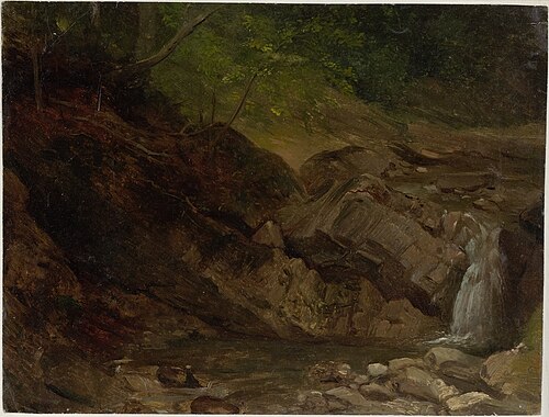 Am Krazenbach in Unterwalden, 1847, Arnold Böcklin