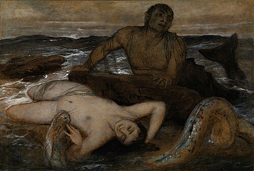 Triton and Nereid, 1877, Arnold Böcklin