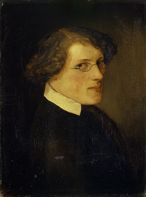 Portrait de Jakob Mähly, 1848, Arnold Böcklin
